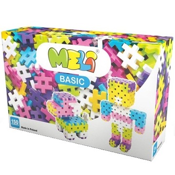 СТРОИТЕЛЬНЫЕ БЛОКИ MELI Basic Розовые вафли 150 элементов