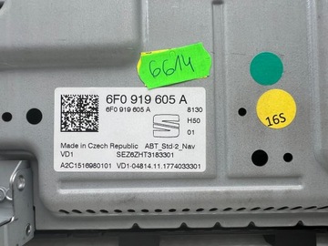 SEAT IBIZA V ARON ЭКРАННЫЙ ДИСПЛЕЙ 6F0919605A