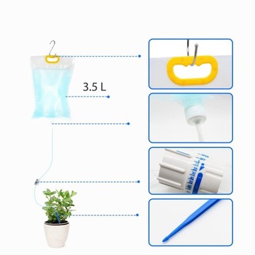 ИРРИГЕР ДЛЯ САДОВЫХ ЦВЕТОЧНЫХ ГОРШКОВ С КАПЛАННИКОМ 3,5 Л