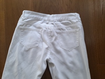 Spodnie białe Super Skinny rozm. 38