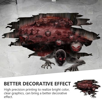 Хэллоуин Наклейки Напольный Декор