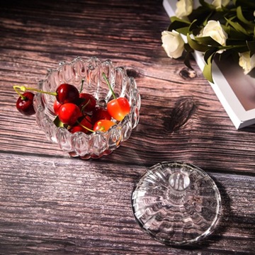 СТЕКЛЯННАЯ САХАРНИЦА ДЛЯ ОТЛИВКИ СВЕЧ, ТОЛСТАЯ