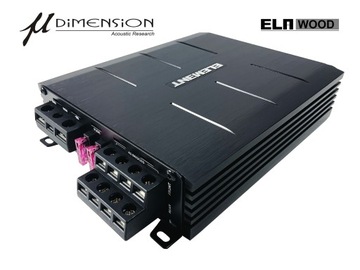 Автомобильный усилитель u-Dimension ELA WOOD — мост 4x300 Вт RMS 600 Вт RMS