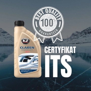 K2 CLAREN -80C ZIMOWY PŁYN DO SPRYSKIWACZY KONCENTRAT 1L