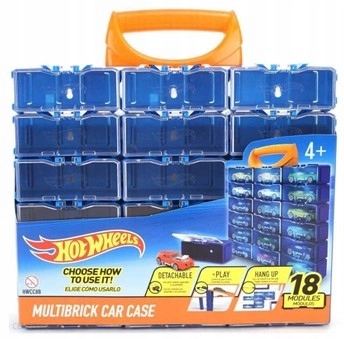 Modułowa walizka Hot Wheels (18 szt.)