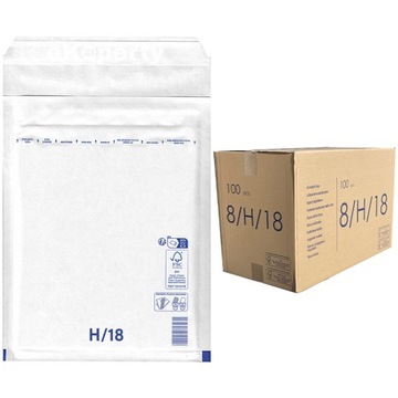 KOPERTY BĄBELKOWE PREMIUM H18 BIAŁE 100 SZT. TOP