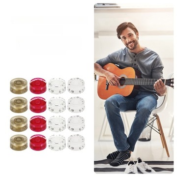 Потенциометры для электрогитары, 16 шт., простая практичная ручка громкости для гитары