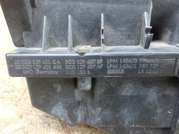 AUDI A3 8P FACELIFT GOLF VI 1.9 TDI POUZDRO FILTRU VZDUCHU 3C0129601CA