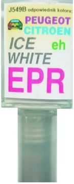 PEUGEOT EPR ICE WHITE LAKIER SAMOCHODOWY ZAPRAWKA DO RYS 10 ML ARASYSTEM