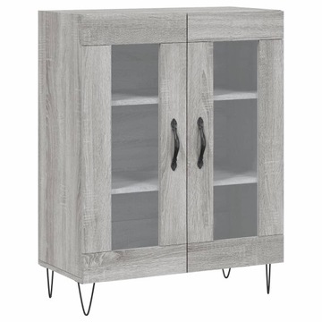 Kredens VidaXL odcienie szarości 34 x 69,5 x 90 cm
