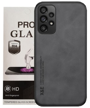 Etui Skórzane Case Obudowa Business DO SAMSUNG GALAXY A13 4G szkło 9H
