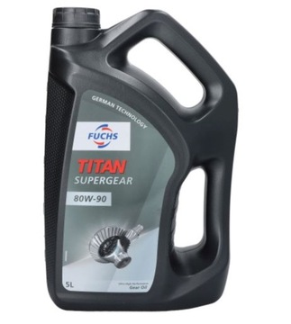 FUCHS TITAN SUPERGEAR 80W90 GL-5 5L 