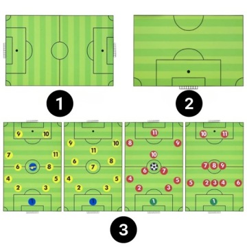 ФУТБОЛЬНАЯ ТАКТИЧЕСКАЯ ДОСКА, МАГНИТНАЯ ТРЕНЕРОВСКАЯ ДОСКА, МАГНИТНАЯ РУЧКА, ЧЕХОЛ