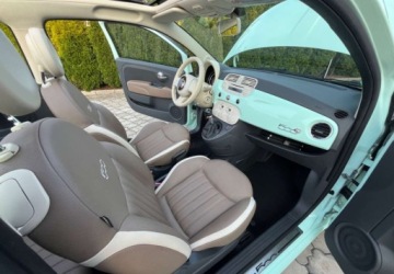 Fiat 500 II CC Seria 3 0.9 TwinAir 105KM 2014 Fiat 500 Kabriolet 0.9 turbo benzyna Niski przebieg 1 wlasciciel 105KM, zdjęcie 23