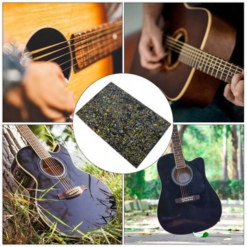 Материал листа гитарной накладки Пластиковая пластина