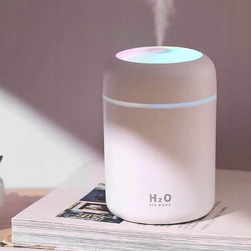 Увлажнитель воздуха, ультразвуковой диффузор, ароматерапия, светодиодная лампа USB