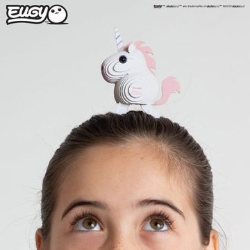 Синий единорог Eugy Eco 3D Puzzle Edu 6+