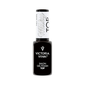 Top hybrydowy Gel Polish Top No Wipe Milky 8ml Victoria Vynn