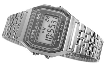 ВИНТАЖНЫЕ ЧАСЫ CASIO A158WETB-1AEF + КОРОБКА