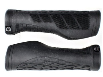 Chwyty ergo VELO VLG-1777D2 czarne 1 x przykręcane