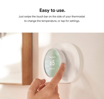 Inteligentny termostat do domu Google Nest Wi-Fi Kolor: Śnieg