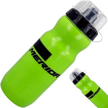 Bidon rowerowy MERIDA 715ml BT-MD137 ZIELONY Z POKRYWKĄ