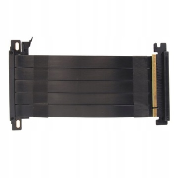 ЛЕНТА PCI-E 4.0 X16 70 СМ, ЧЕРНАЯ