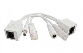 Adapter PoE złącza RJ45 i 2.1/5.5 P-POE1 PULSAR
