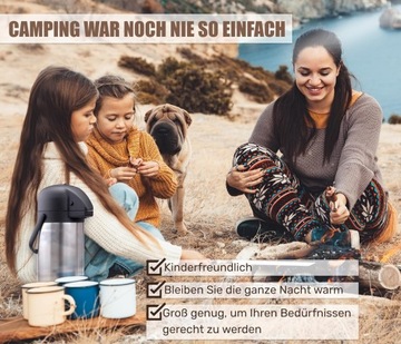 Термос из нержавеющей стали с помпой, 2,5 л.