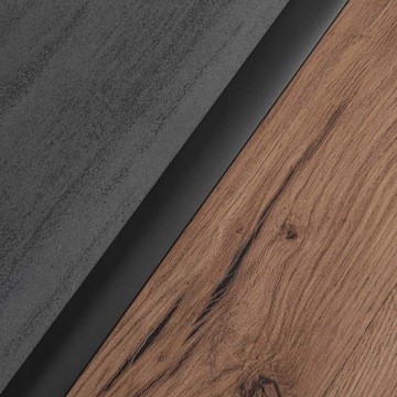 Черный переходной профиль GEDOTEC