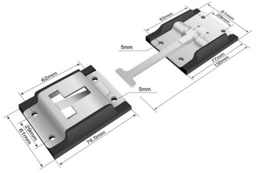 TRZYMACZ DRZWI UCHWYT DRZWI BUS OCYNK KOMPLET