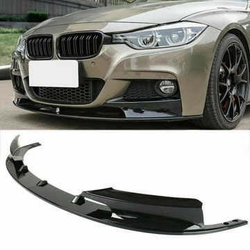СПОЙЛЕР РАЗДЕЛИТЕЛЬ ПЕРЕДНИЙ BMW 2012+ F30 F31 M-MSP ПАКЕТ ЧЕРНЫЙ ГЛЯНЦЕВЫЙ