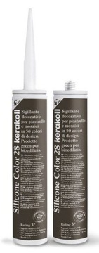 Kerakoll Silicone Kolor 28 - 310 ml - Dekoracyjny Silikon Sanitarny