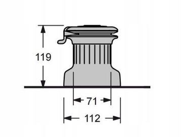 CABESTAN XT16 ANTX16/AL 1 СКОРОСТЬ