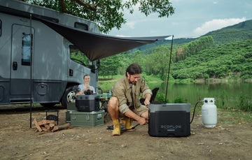 ИНТЕЛЛЕКТУАЛЬНЫЙ ПОРТАТИВНЫЙ ЭЛЕКТРОГЕНЕРАТОР ГЕНЕРАТОР ECOFLOW ЖК-ДИСПЛЕЙ