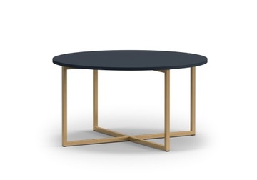 LOFTOWA ława STOLIK METAL GRANAT okrągły 80 cm