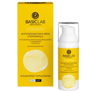 Basiclab - Antyoksydacyjny krem z witaminą C i peptydami 50ml