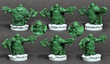 Figurka SF Dwarf / Squat Marine + Podstawka 28mm Scibor 28SF0211 WH40K