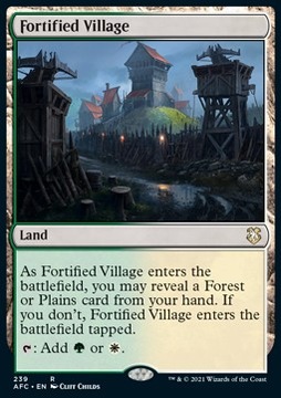 Fortified Village (Commander: AFR)