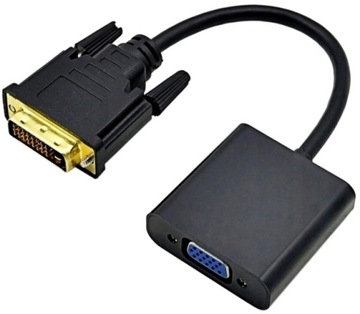 PRZEJŚCIÓWKA ADAPTER KONWERTER DVI-D 24+1 DO VGA