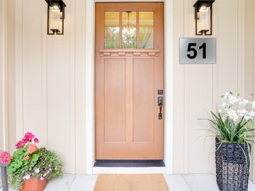 NUMER NA DOM Tabliczka adresowa | 30x20cm | Zestaw Montażowy Personalizacja