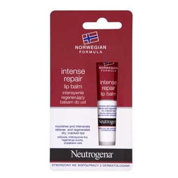 NEUTROGENA FORMUŁA NORWESKA: BALSAM DO UST INTENSYWNIE REGENERUJĄCY 15 ML