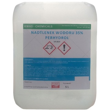 Nadtlenek wodoru Perhydrol 35% 5l dla firm