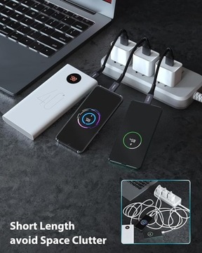 Kabel USB C 30cm 2sztuki