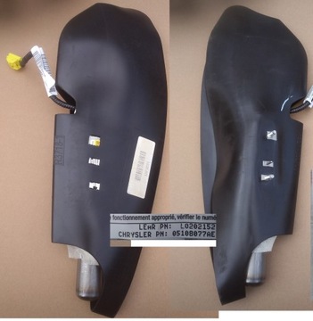 DODGE CHARGER 15r PODUSZKA W FOTEL PRAWA BOCZNA PASAZERA AIRBAG BOCZNY