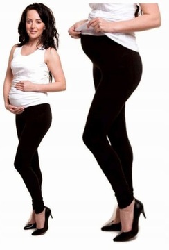 Супернепрозрачные леггинсы для беременных размера XL