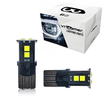 2x Żarówka W5W T10 12x3030W LED