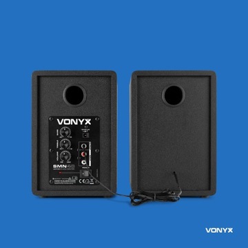 Monitory STUDYJNE AKTYWNE 100W 2szt VONYX CZARNE