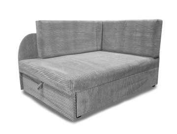 Детский угловой диван, раскладной, контейнер для постельного белья, ткань Вельвет