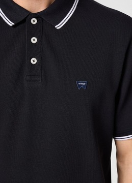 KOSZULA POLO MĘSKA CZARNA WRANGLER XXL